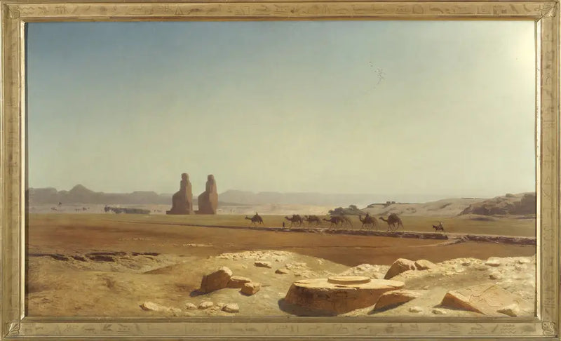 Tebes Ovası Manzarası (Üst Mısır) - Jean-Léon Gérôme