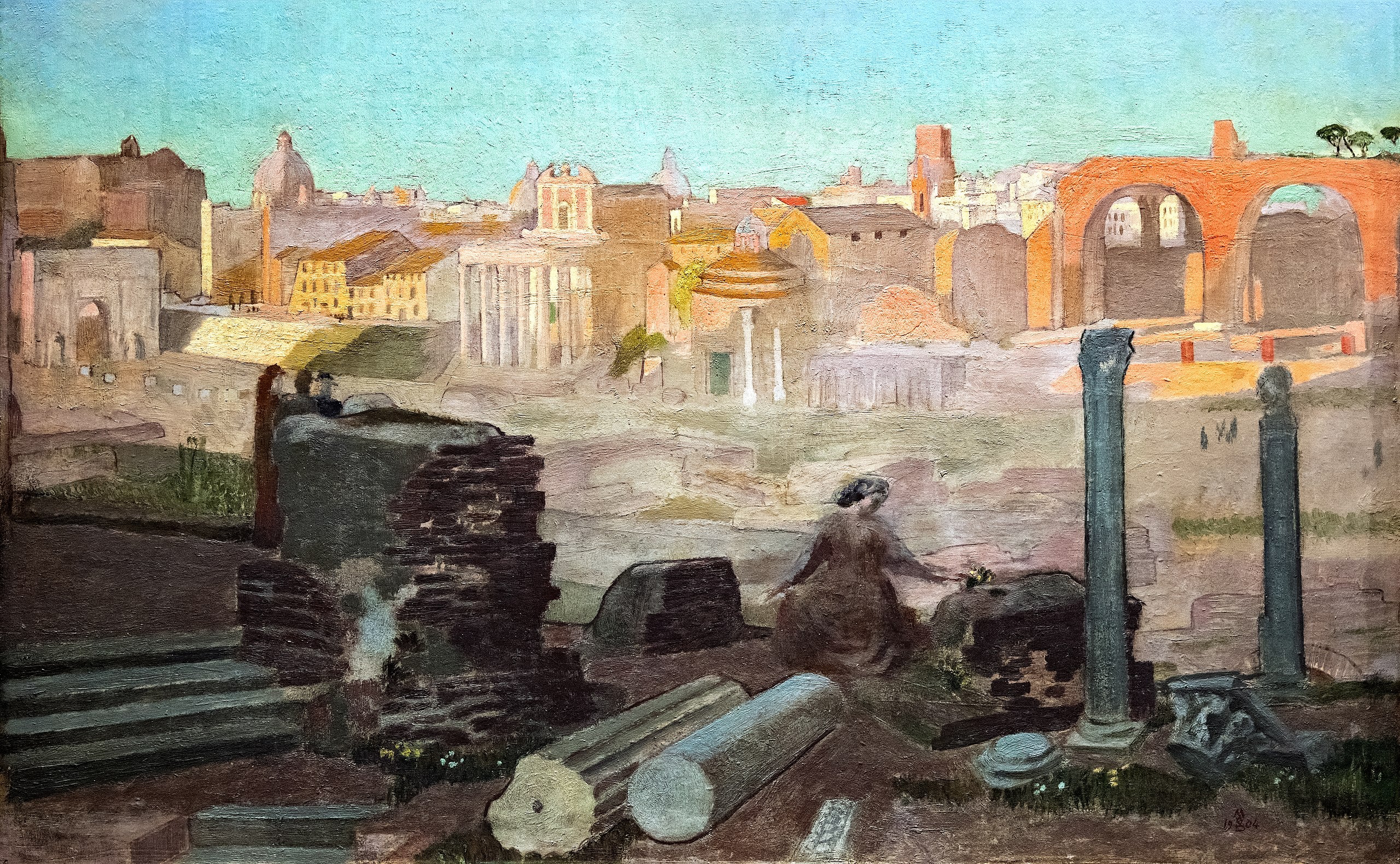Vue du Forum - Maurice Denis
