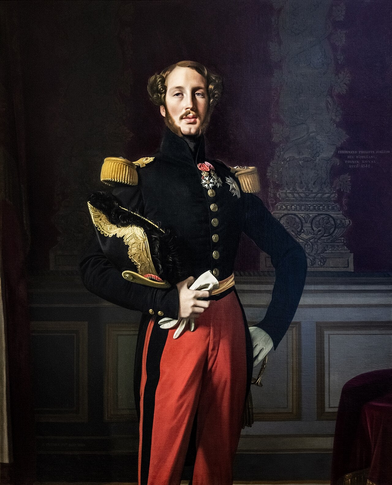 Ferdinand-Philippe, Orléans Dükü Portresi - Jean-Auguste-Dominique Ingres