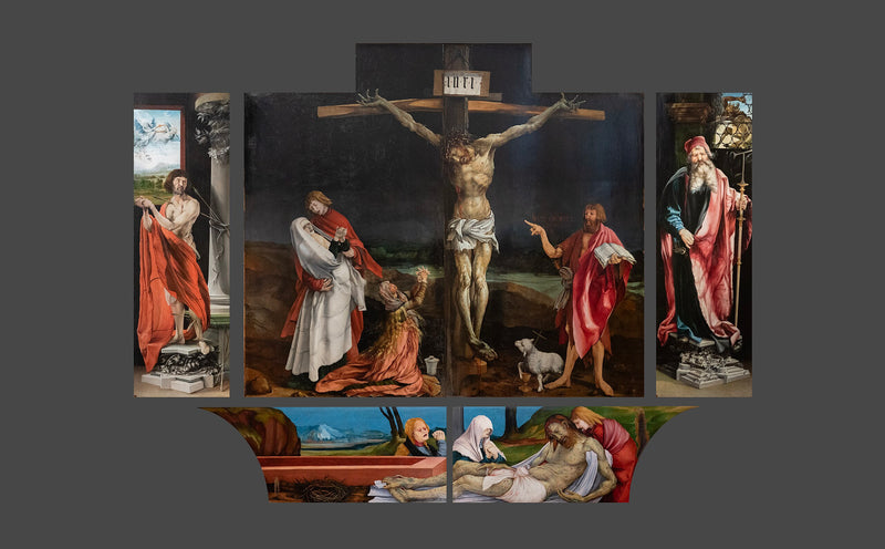 Issenheim Altarı Kapalı - Matthias Grünewald