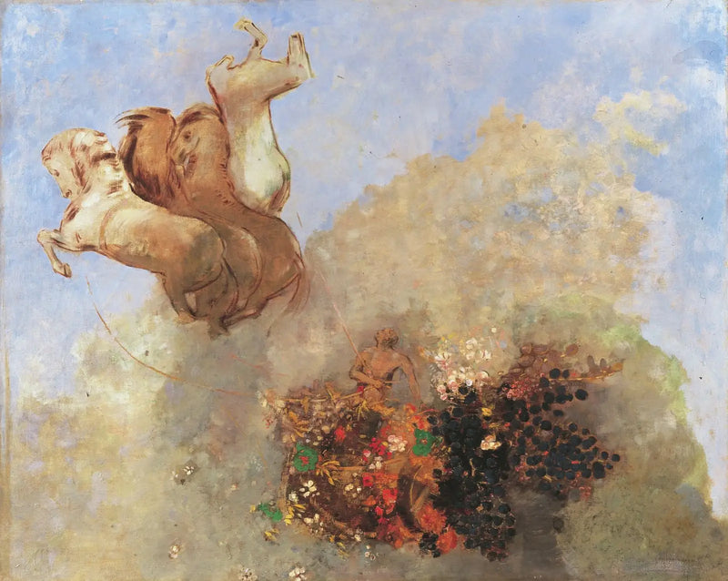 Quadrige, Apollon'un Arabası - Odilon Redon