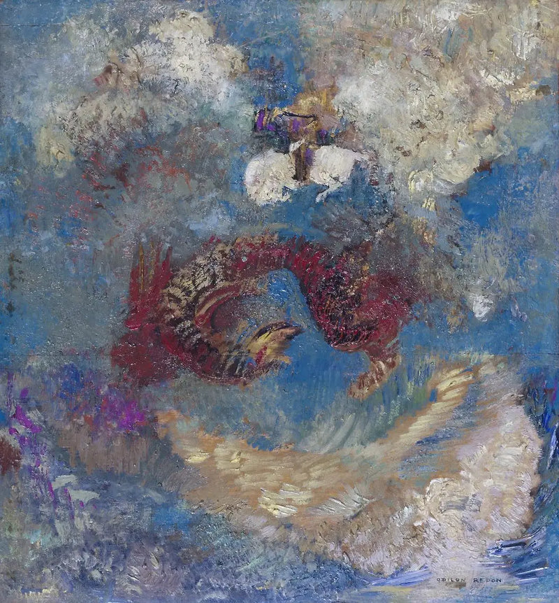 Saint Georges ve Ejderha - Odilon Redon