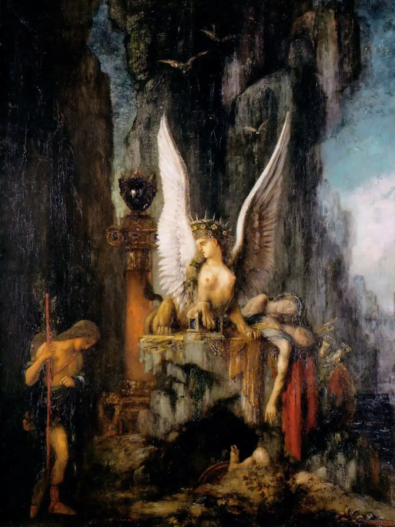 Ödipus Yolculukçu - Gustave Moreau