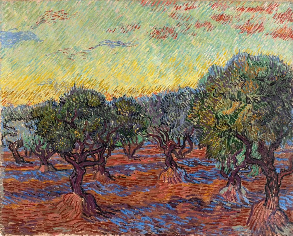 Oliveraie Saint-Rémy - Vincent van Gogh - Alpha Reproduction