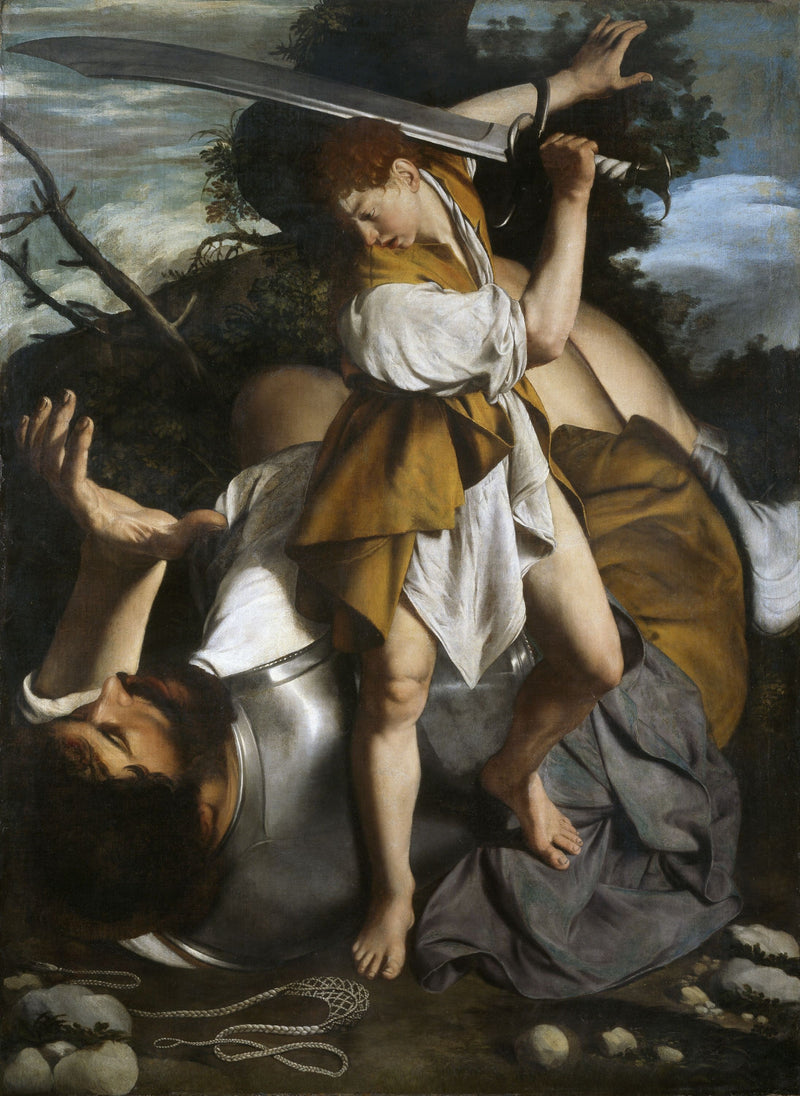David ve Golyat - Orazio Gentileschi