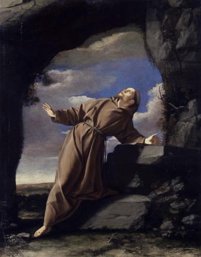 Aziz Francisst Stigmaları Alırken - Orazio Gentileschi