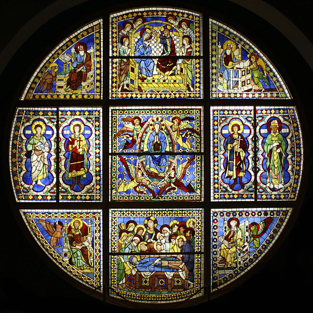 Vitrail du Duomo de Sienne - Duccio di Buoninsegna - Alpha Reproduction