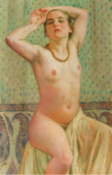 Paquita kolye ile - Théodore van Rysselberghe
