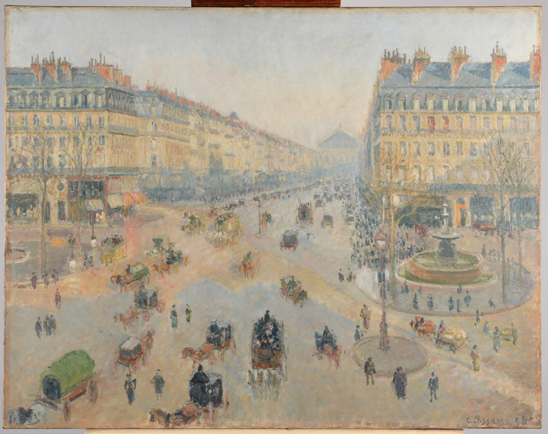 Opera Caddesi - Camille Pissarro