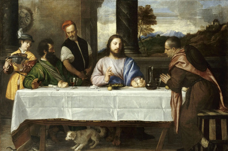 Emmaus Yolcuları - Titian