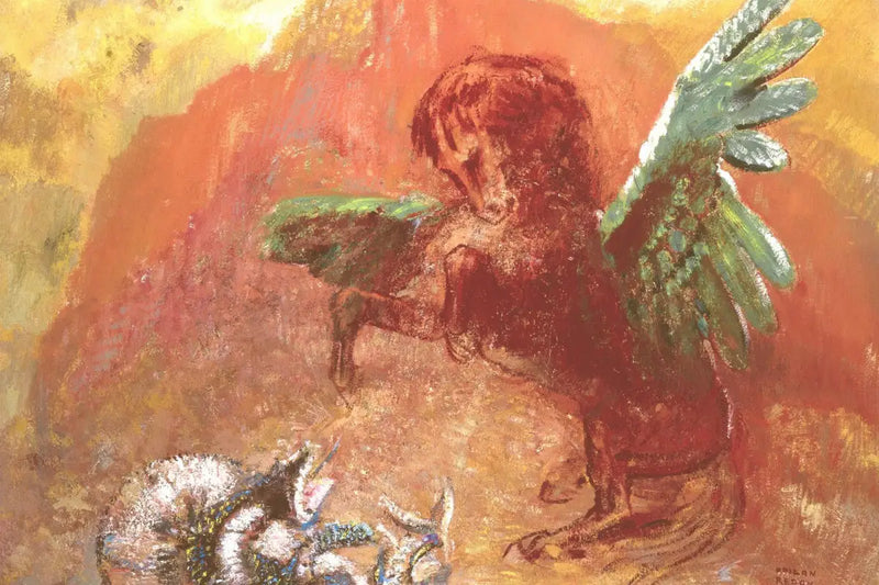 Pegasus ve Hydra - Odilon Redon