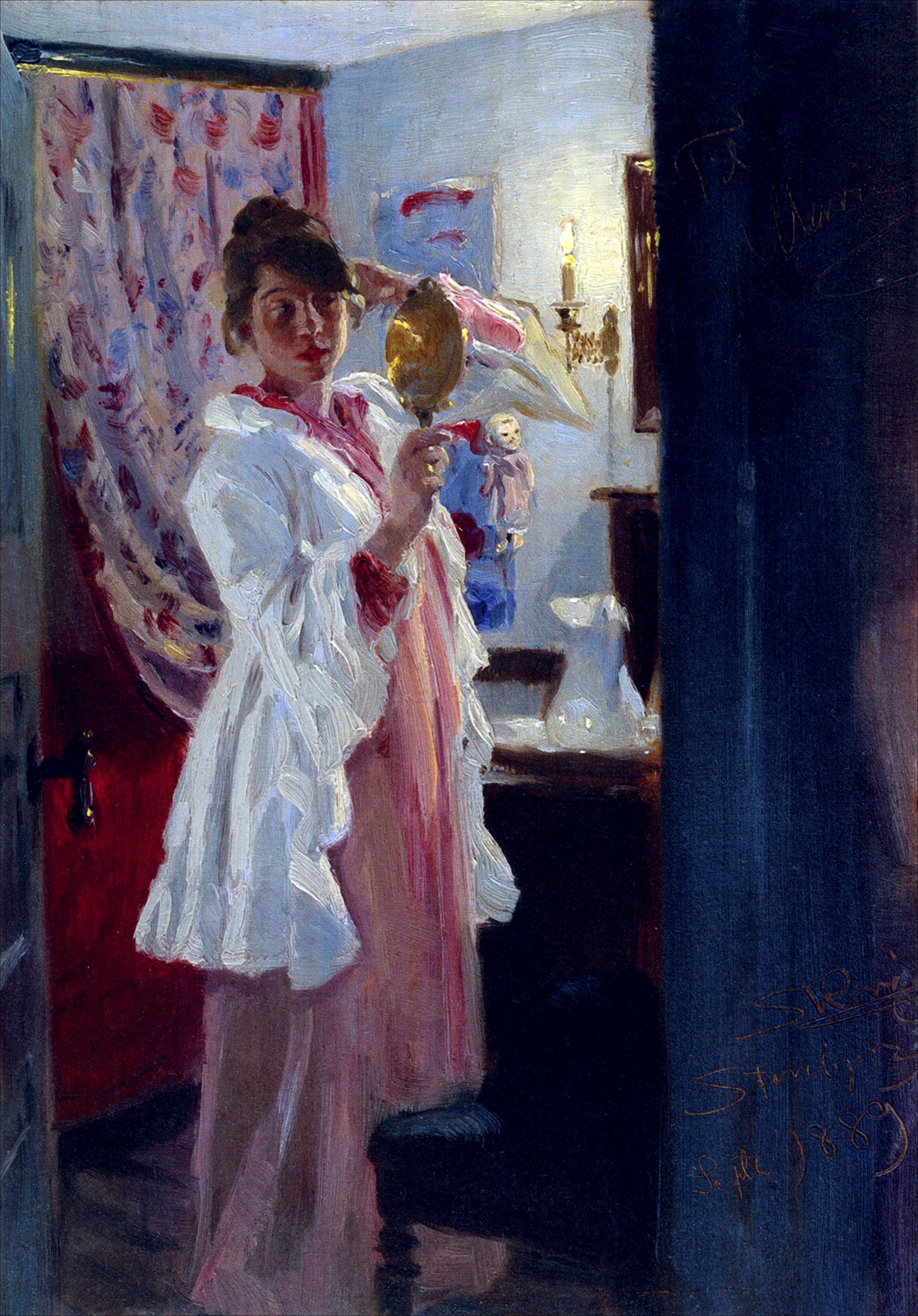 Marie Krøyer ile İç Mekan - Peder Severin Krøyer