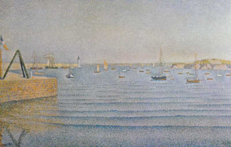 Portrieux. La Houle - Paul Signac