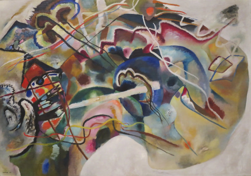 Beyaz kenarlı tablo - Vassily Kandinsky