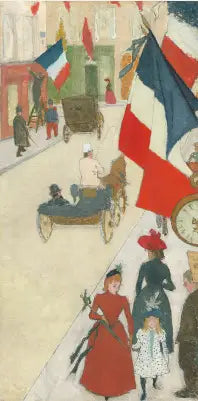 Paris'te 14 Temmuz, Rue de Parme - Pierre Bonnard