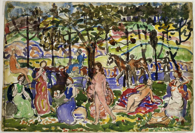 Park Sahnesi - Maurice Prendergast