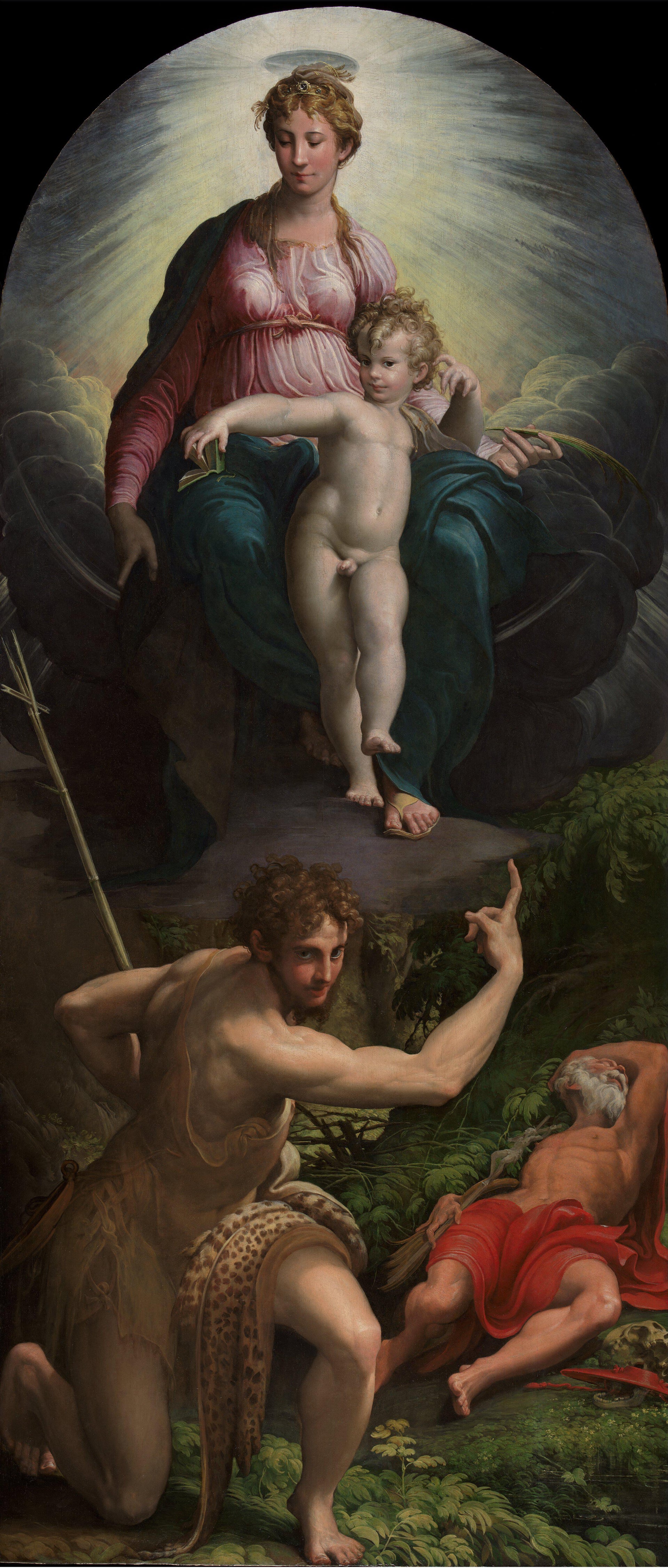 Madonna and Child with Saints - Parmigianino
