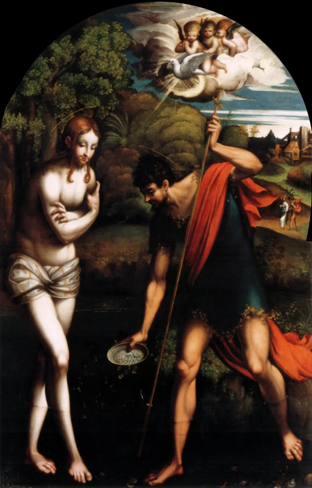 Baptême du Christ - Parmigianino - Alpha Reproduction
