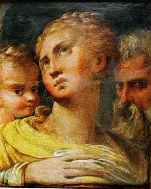 Üç Baş - Parmigianino