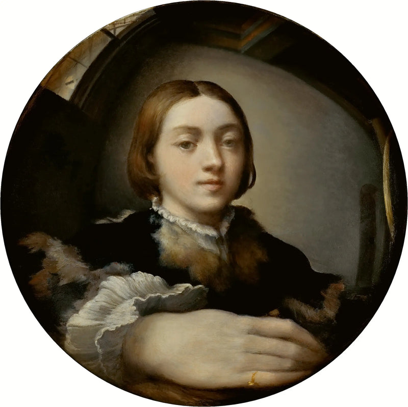 Kavisli aynada otoportre - Parmigianino