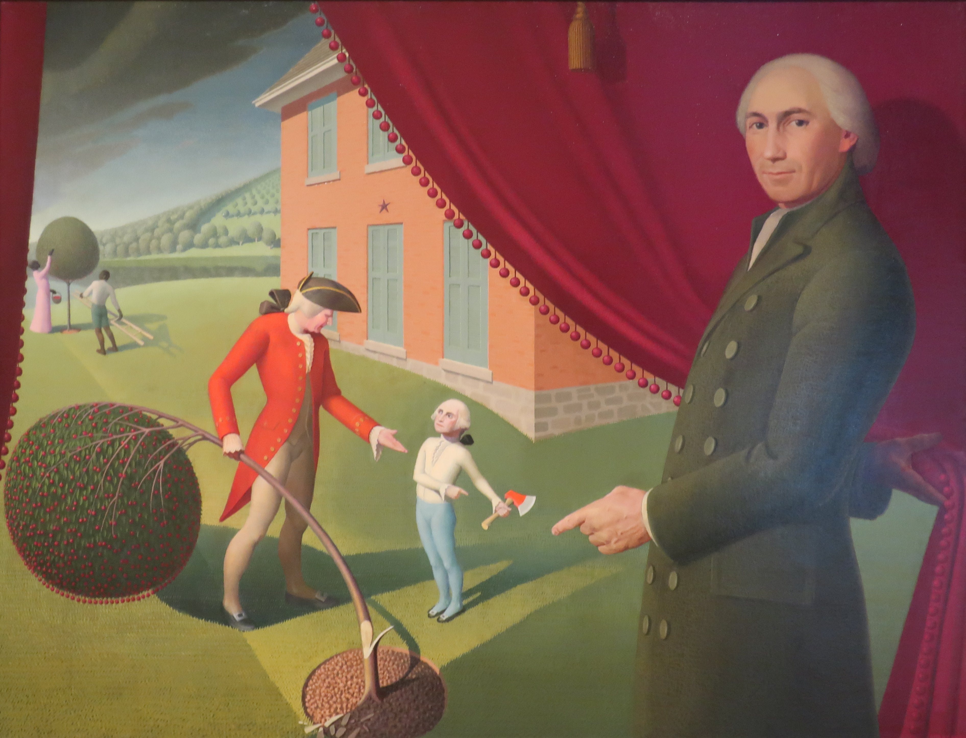 La Fable de Parson Weems - Grant Wood