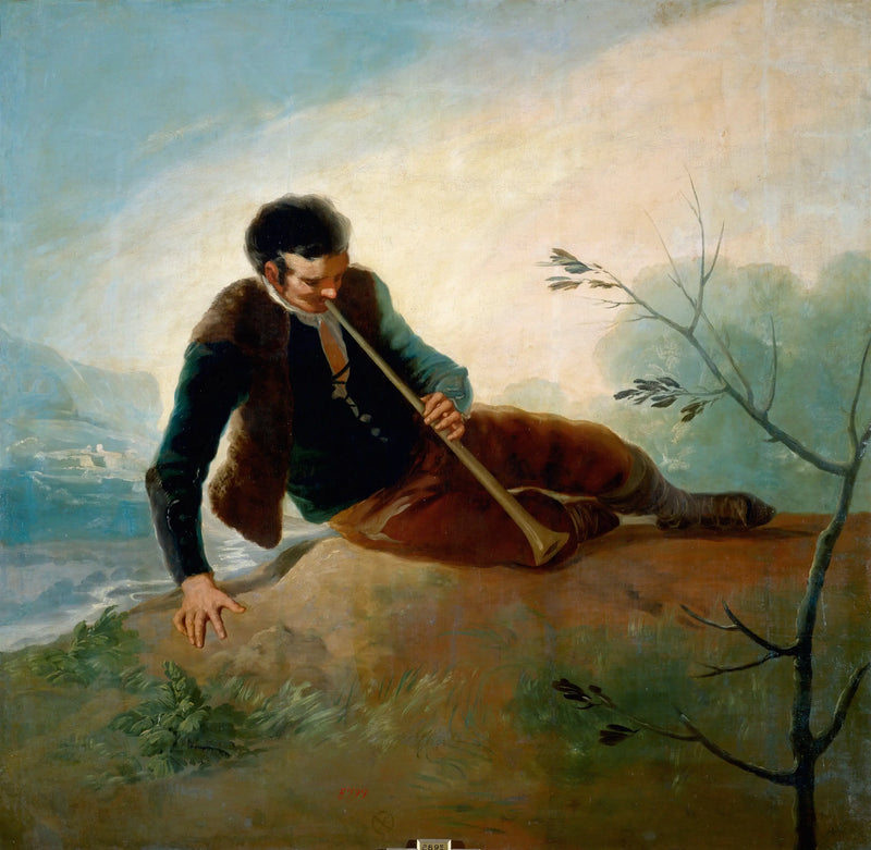 Dulzaina'ya Dokunan Pasteur - Francisco de Goya