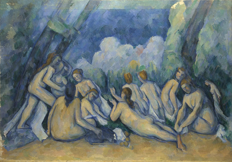 Büyük Banyo Yapanlar - Paul Cézanne