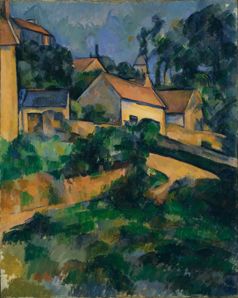 Montgeroult'taki Dönme Yolu - Paul Cézanne