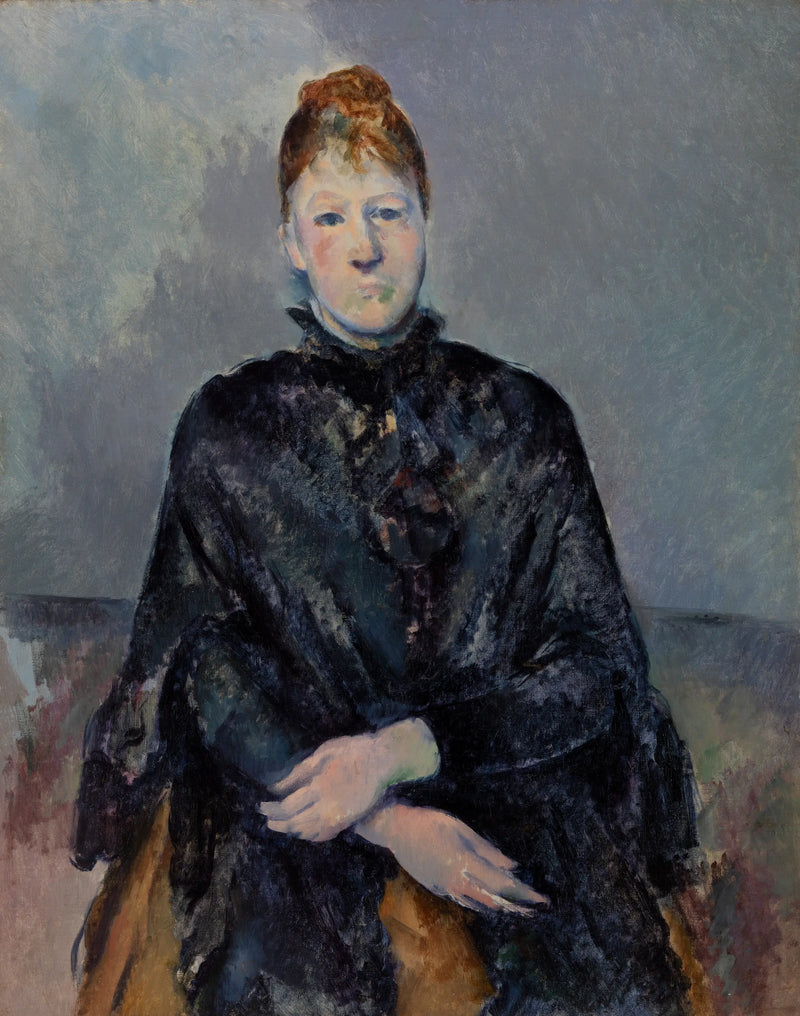 Madame Cézanne'in Portresi - Paul Cézanne