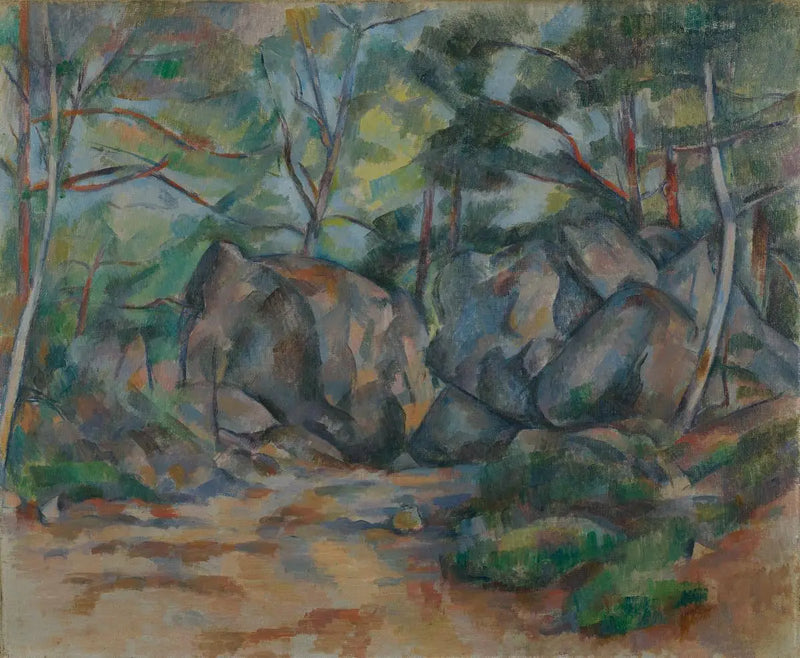 Ormandaki Kayalar - Paul Cézanne