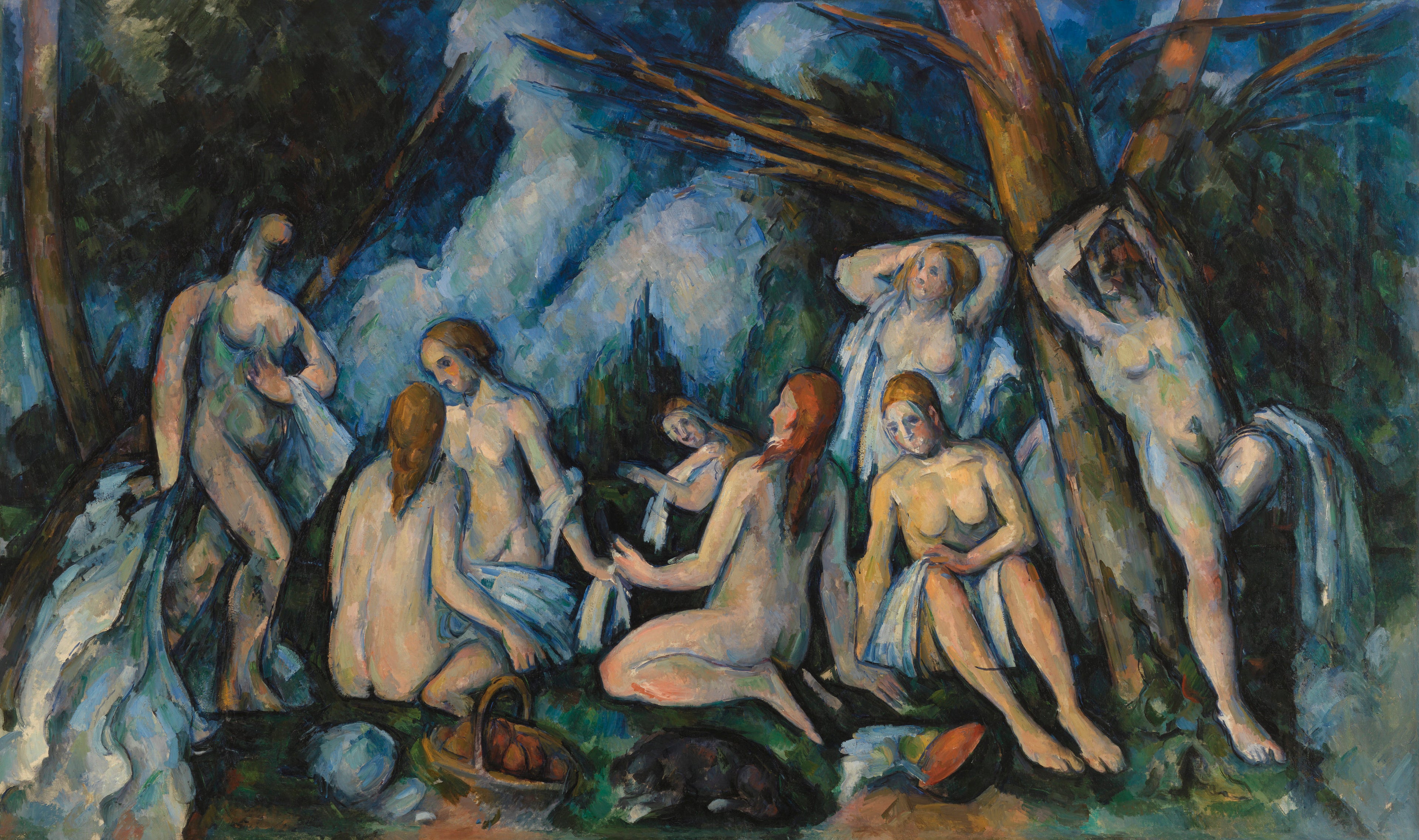 Büyük Banyocular - Paul Cézanne