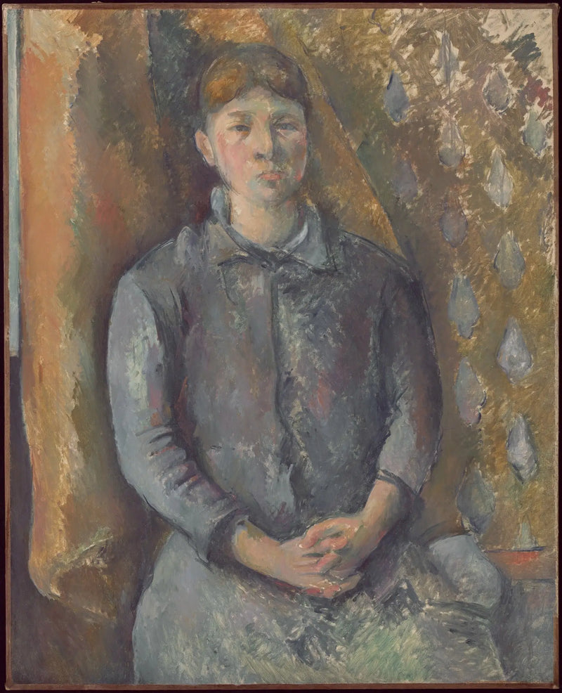 Madame Cézanne'in Portresi - Paul Cézanne