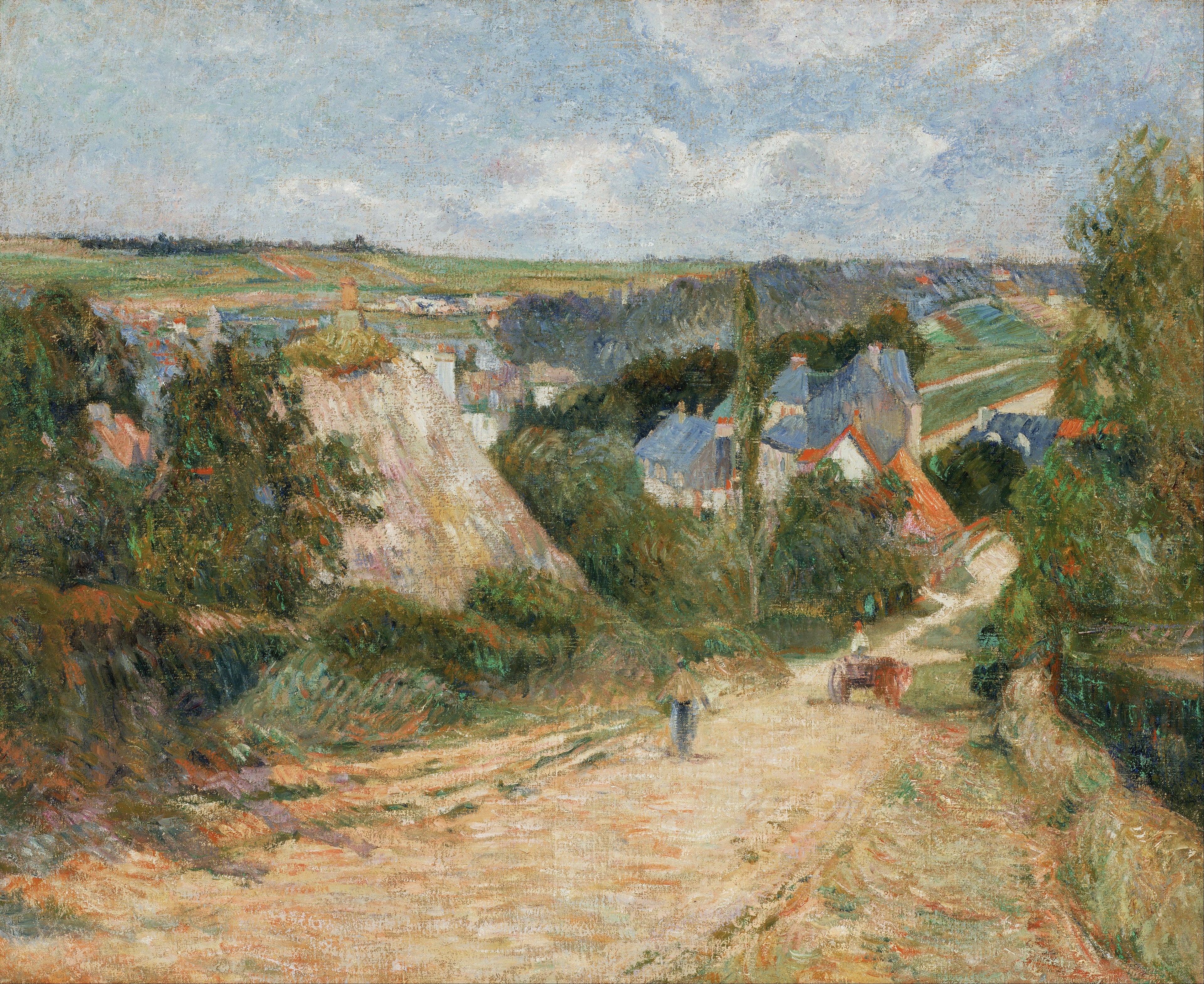 Osny Köyü Girişi - Paul Gauguin