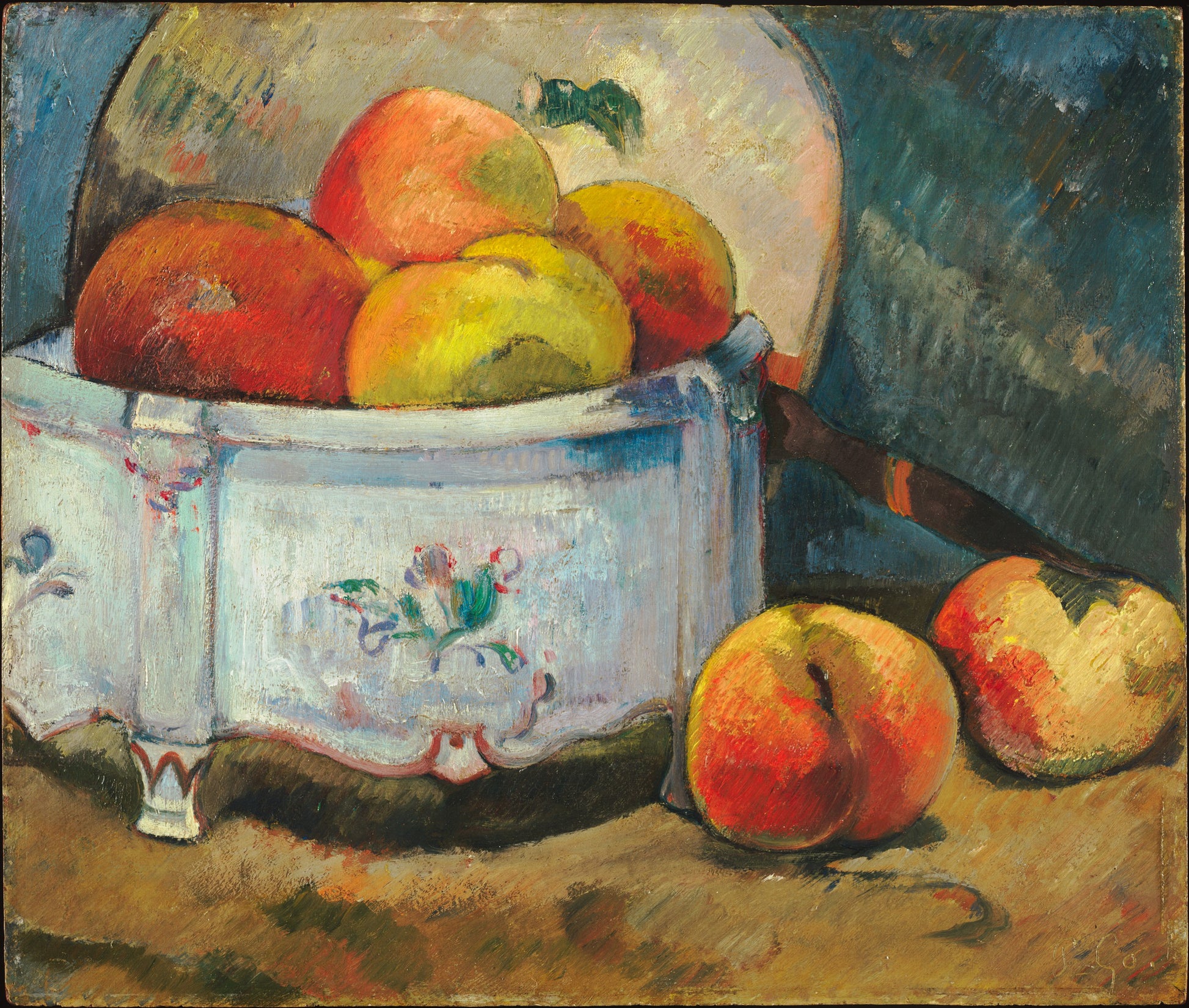 Şeftalili Natürmort - Paul Gauguin