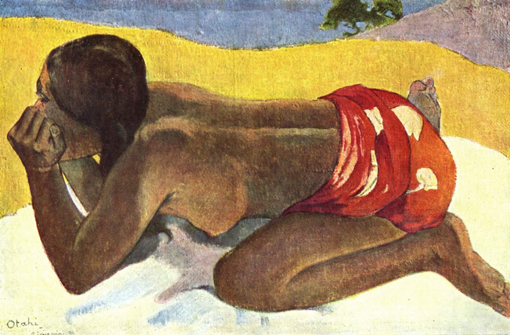 Reproduction du tableau « Seule - Paul Gauguin » par Alpha Reproduction en peinture à l’huile