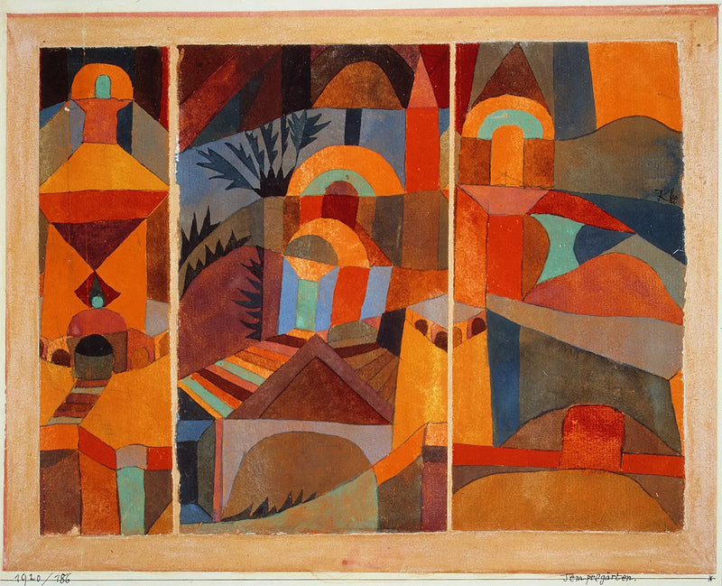 Tapınak Bahçeleri - Paul Klee