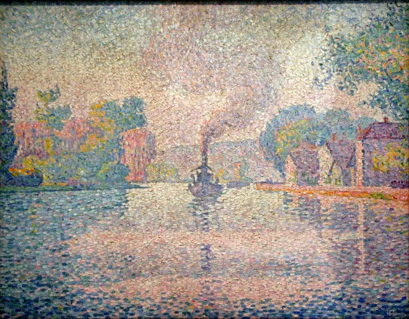 Seine'deki Kırlangıç - Paul Signac