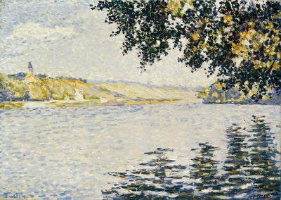 Reproduction du tableau « Vue de la Seine à Herblay - Paul Signac » par Alpha Reproduction en peinture à l’huile