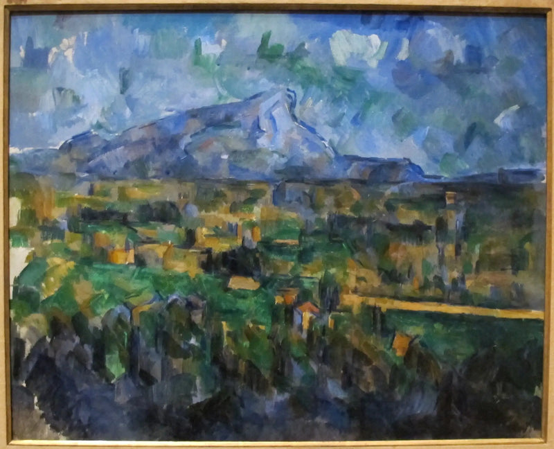 Lauves'tan Görülen Sainte-Victoire Dağı - Paul Cézanne