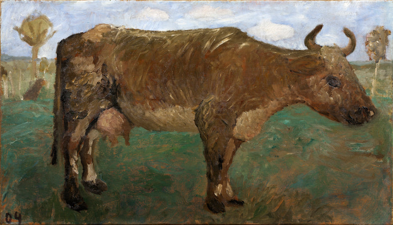 Cow in the meadow (1904) - Paula Modersohn-Becker