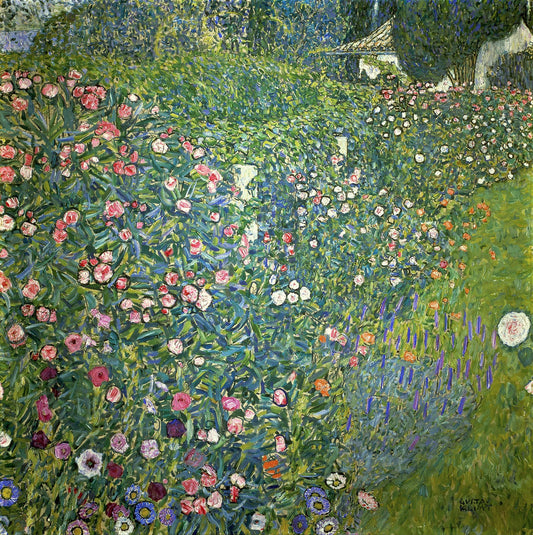 🌸🌿 İtalyan Bahçesi Manzarası – Gustav Klimt (yaklaşık 1913)