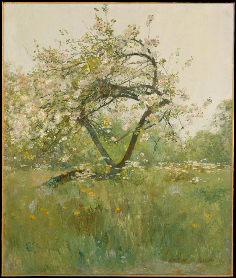 Şeftali Çiçekleri — Villiers-le-Bel - Childe Hassam