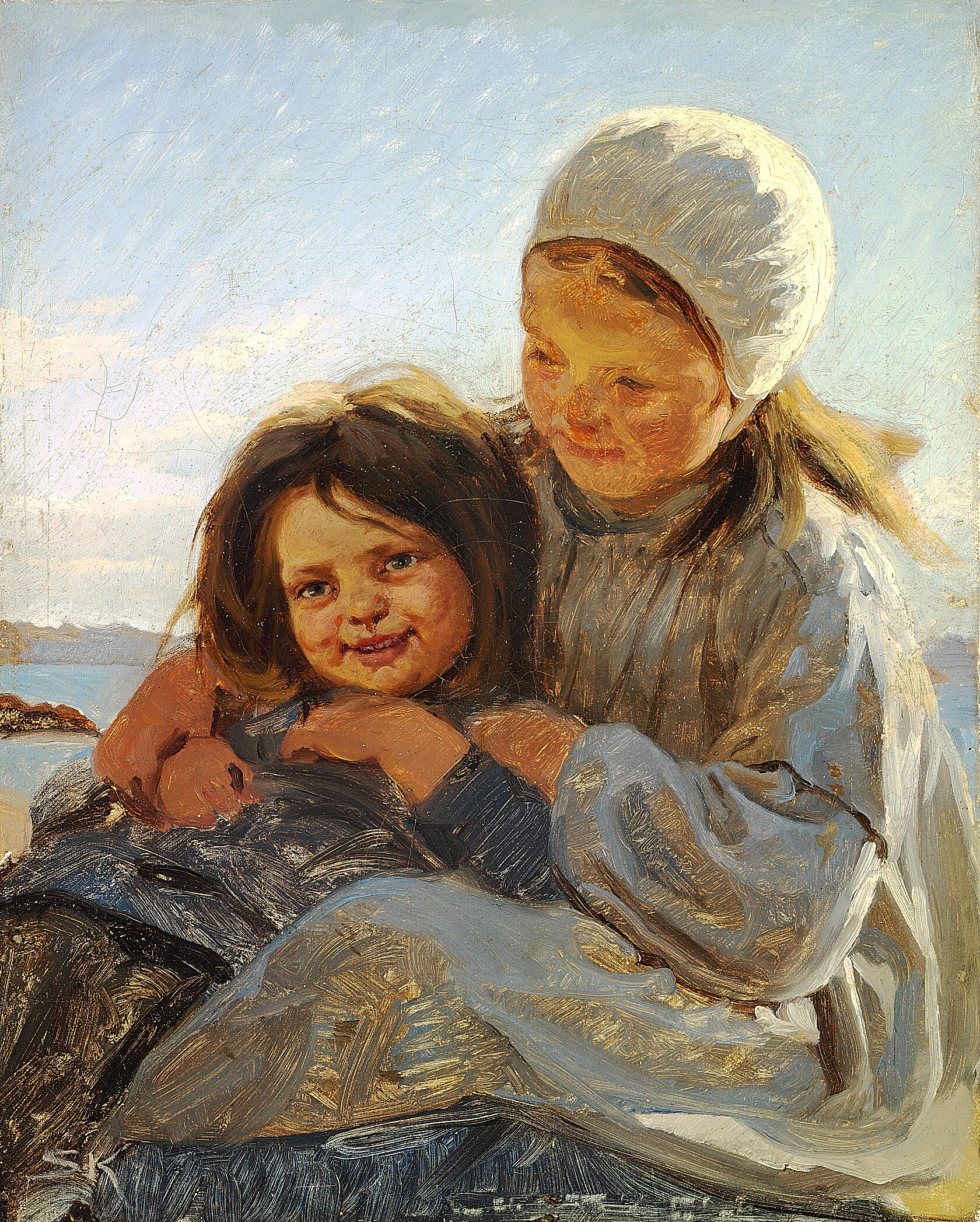 Kardeşler ve Kız Kardeşler. - Peder Severin Krøyer