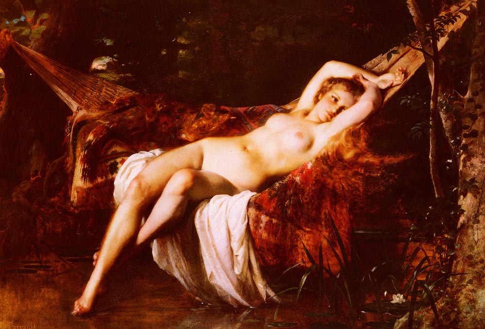 La baigneuse - Léon Perrault
