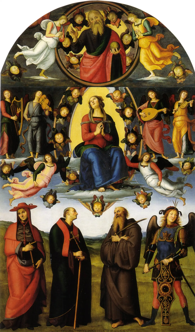 Vallombrosa Altar Taşı - Pietro Perugino