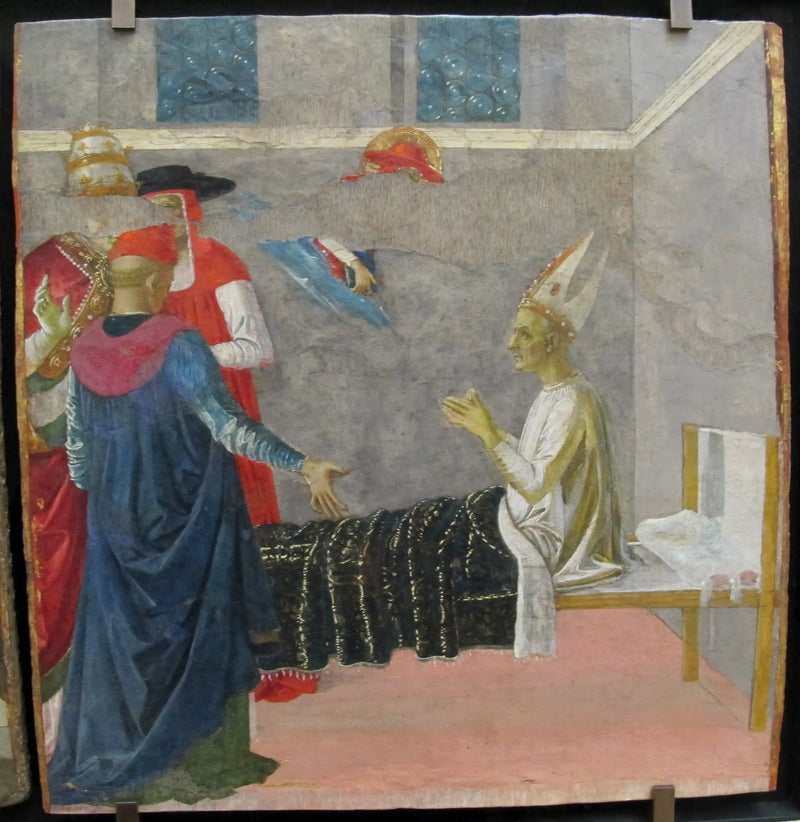 Saint Jérôme diriltirken Kardinal Andrea - Pietro Perugino