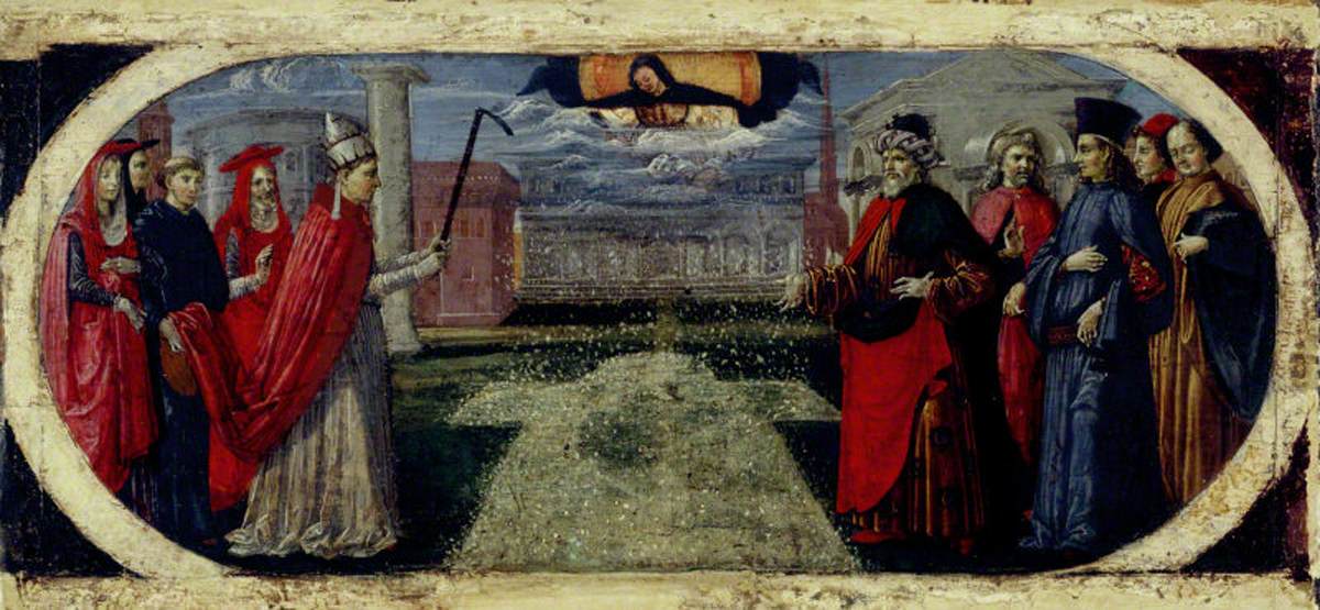 Le Miracle de la neige - Pietro Perugino