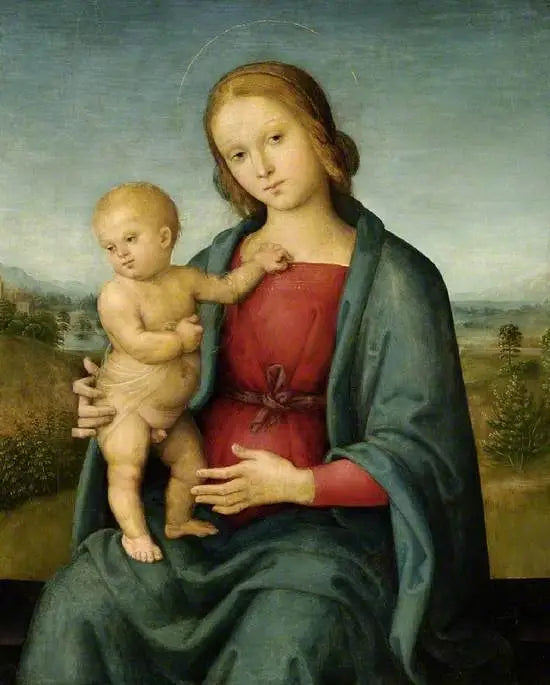 İsa Çocukluğuyla Bakire - Pietro Perugino