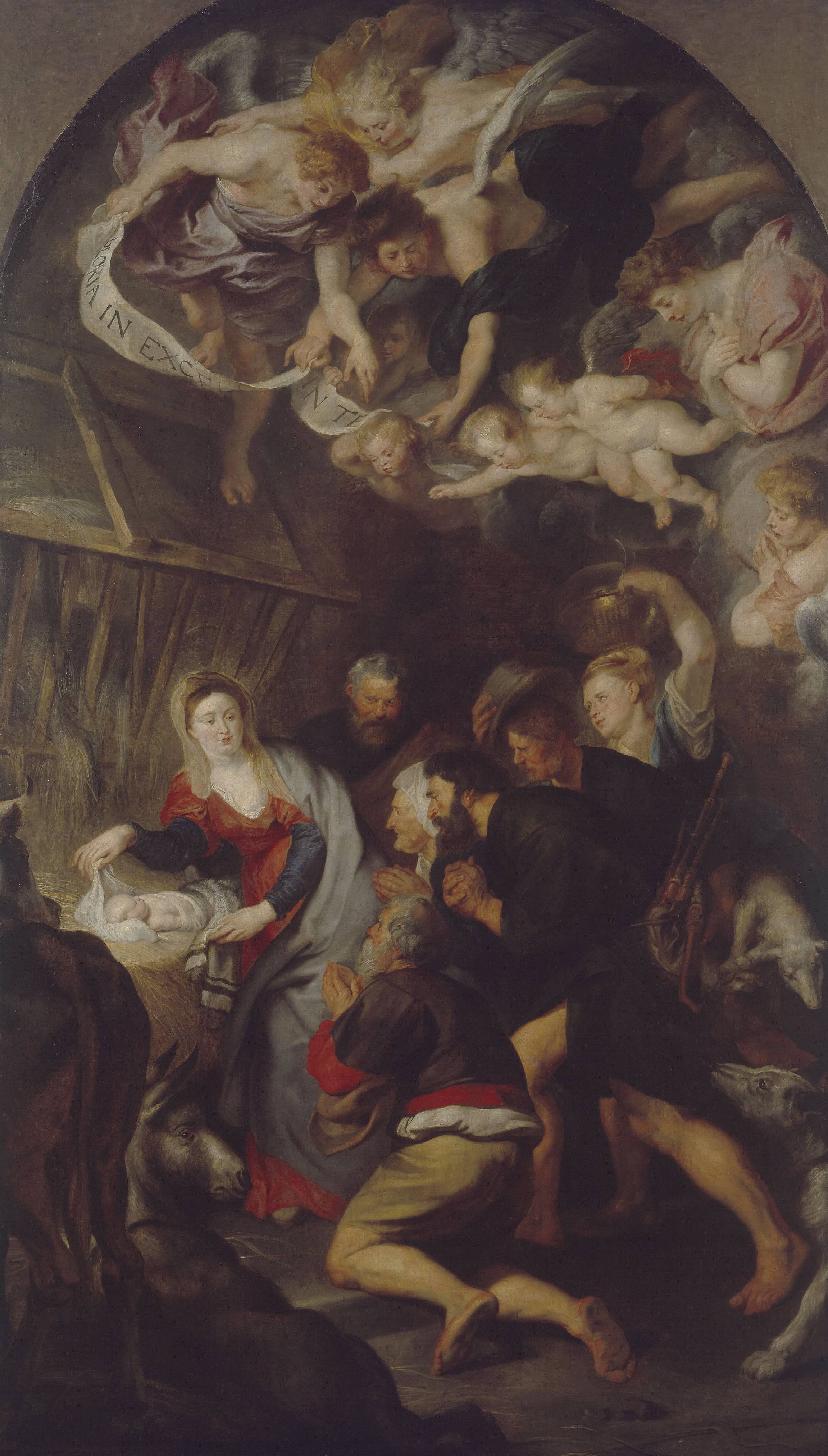 Adoration des bergers - Peter Paul Rubens