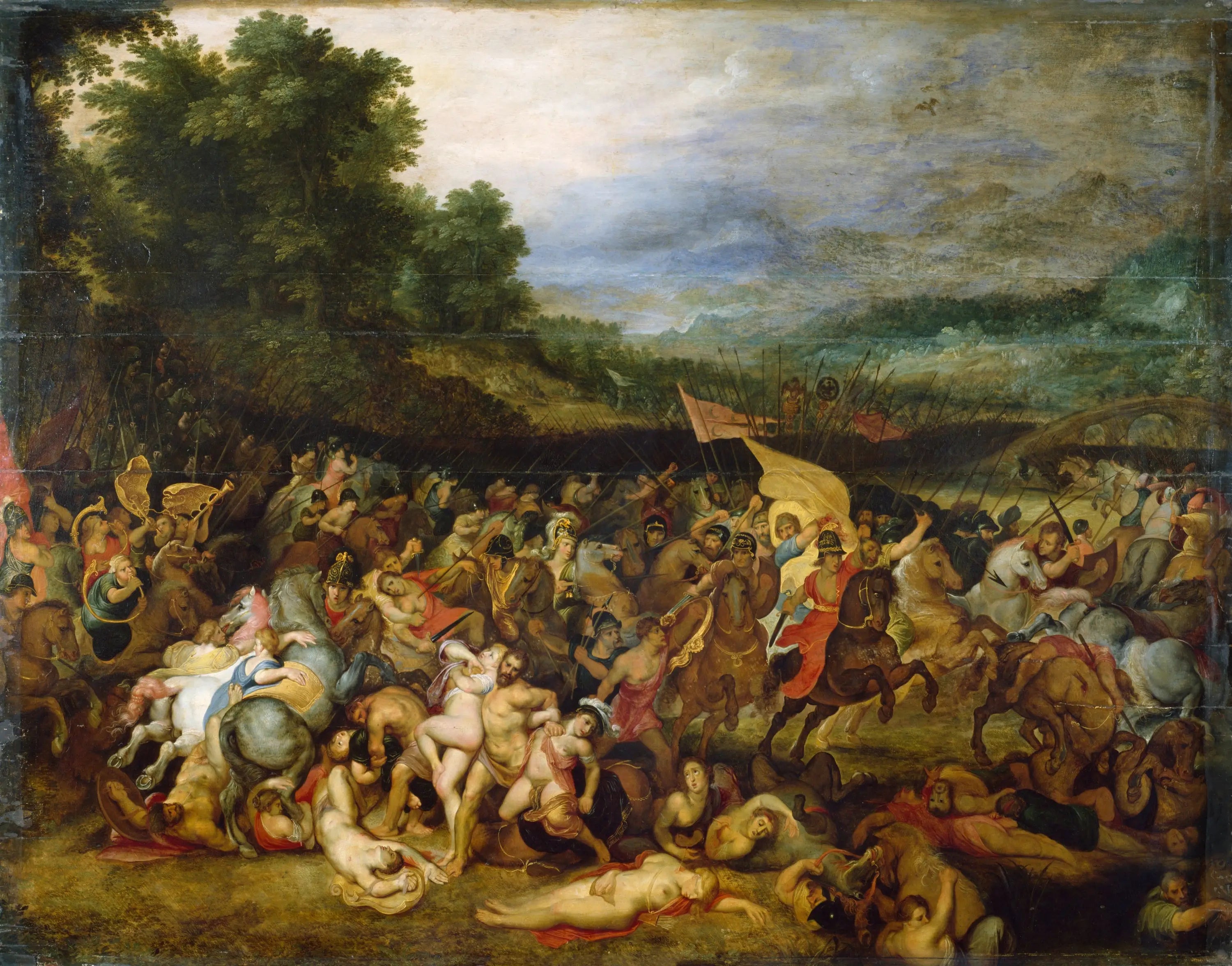 La bataille des Amazones - Peter Paul Rubens - Alpha Reproduction